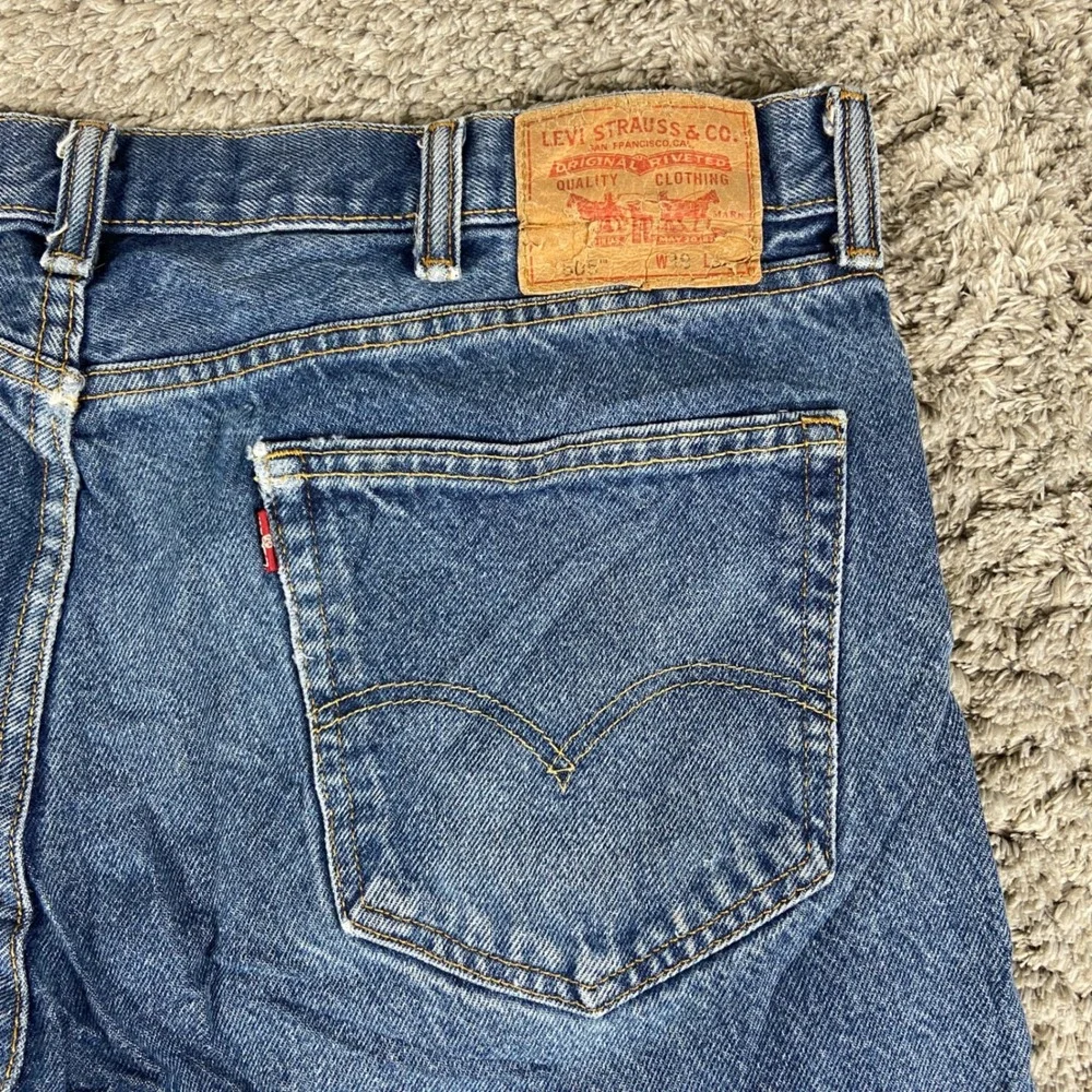 Vintage Levi's 505 Jeans Mens 38x30 Blue Denim Straight Regular Fit Workwear Y2k